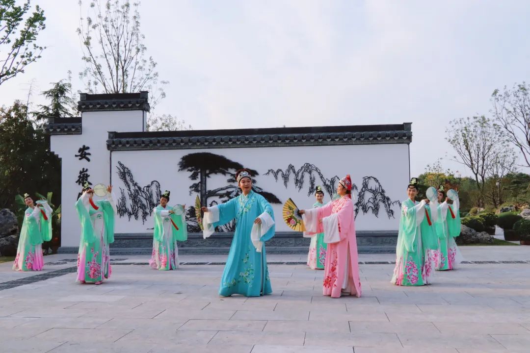 合肥園博園里“邂逅”非遺之美