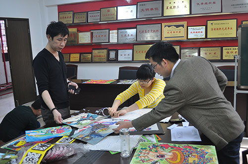 我館認(rèn)真組織參加全省少兒書畫大賽