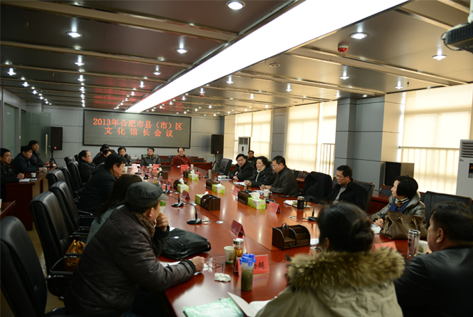 合肥市召開縣（市）區(qū)文化館長(zhǎng)會(huì)議