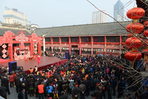 新春文化廟會(huì)廬劇飄香