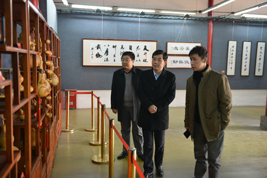 羅平局長督查指導市文化館文明創建工作