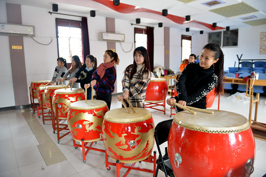 合肥市文化館成立首支“群文女子鼓樂團”