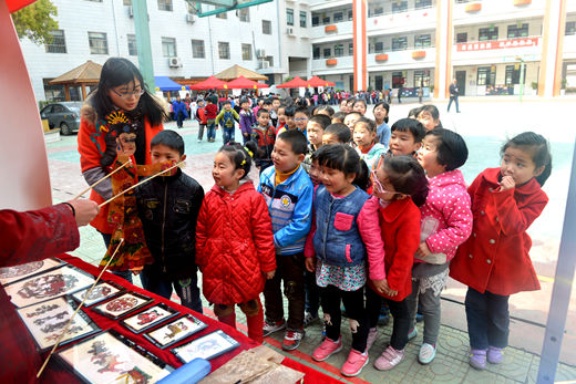 非遺走進小學校園