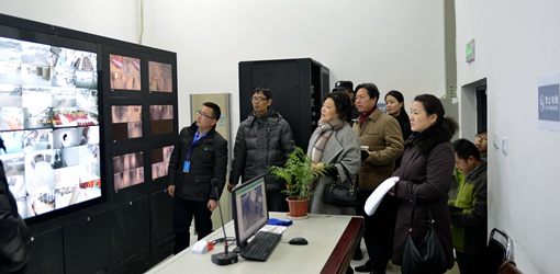 合肥市文廣新局安全檢查組檢查市文化館節前安全工作