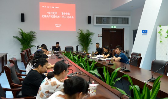 合肥市文化館黨支部召開“兩學一做”集中學習討論會