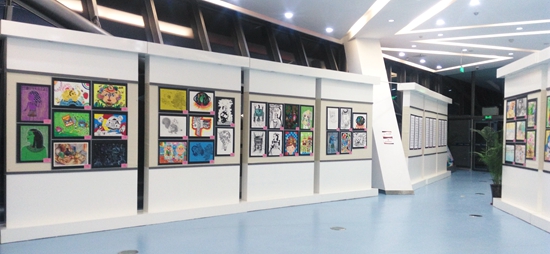 合肥市少兒書畫大賽作品開展