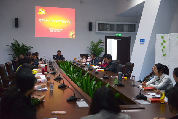市文化館黨支部召開黨的十九大精神學習會