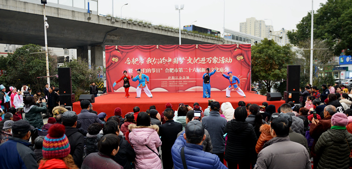 新春文化廟會上演廬陽區分會場