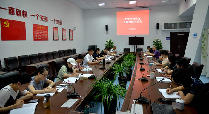 合肥市文化館召開黨史學習教育專題組織生活會