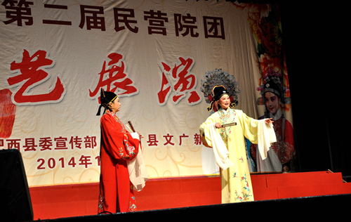 肥西縣舉辦第二屆民營(yíng)院團(tuán)展演
