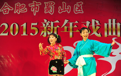合肥市蜀山區(qū)2015新年戲曲演唱會(huì)圓滿落下帷幕