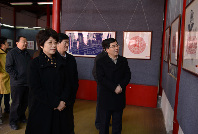 合肥市迎新春非遺剪紙作品展
