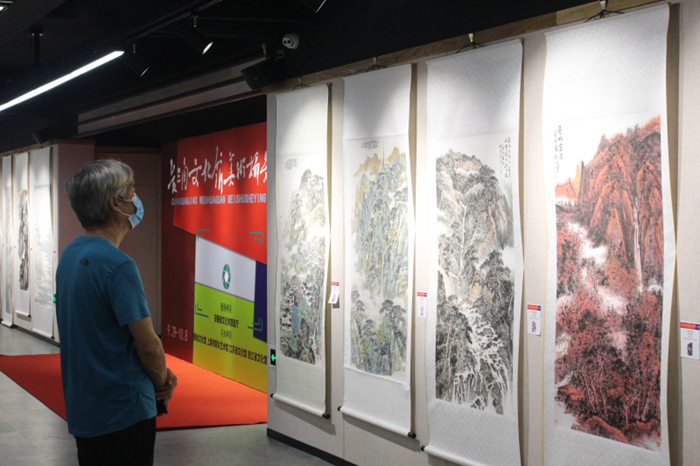 長三角文化館美術攝影作品展在安徽畫廊開幕